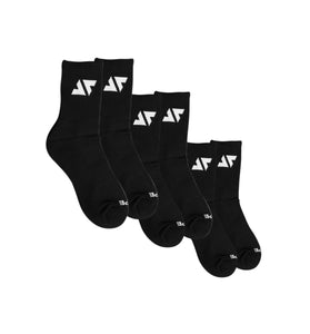 (Pack of 3) Premium Calf Socks