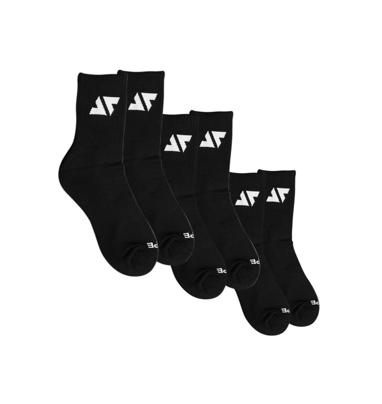 (Pack of 3) Premium Calf Socks